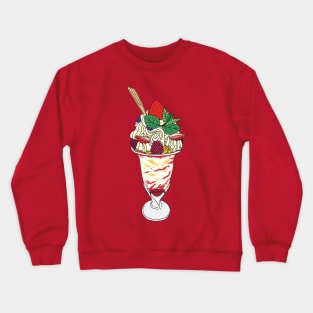 Happy Strawberry Sundae Crewneck Sweatshirt